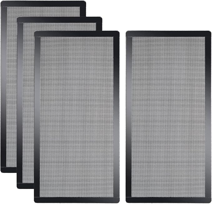 280x140mm PC Case Dust Mesh Filter, Magnetic Frame Computer Fan Dust Mesh PC by YSSHUI