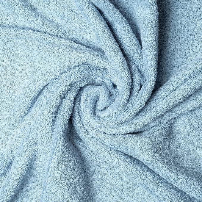 Melissa Linen, 2 Piece, Ocean Blue Bath Towels, 100% Turkish Cotton Bath Towels for Bathroom, Absorbent, Quick Dry, Durable and Soft Shower Towel, 28 in x 55 in, Spa and Hotel Quality