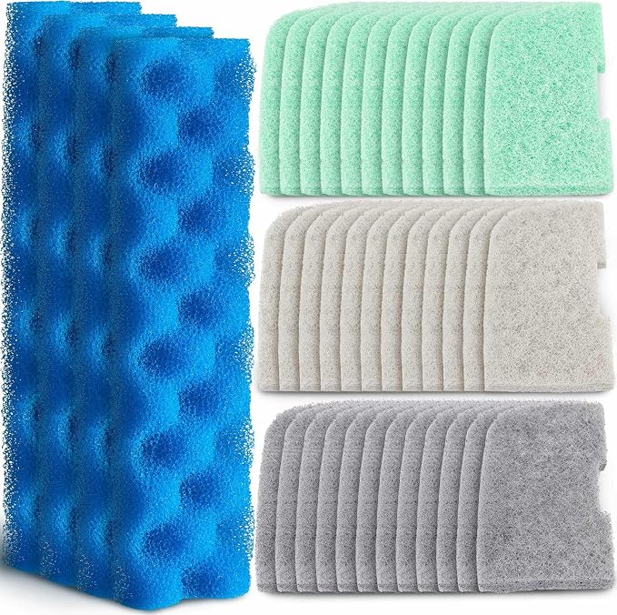 40 Pcs Replacement Filter Media Kit Compatible by Threlaco