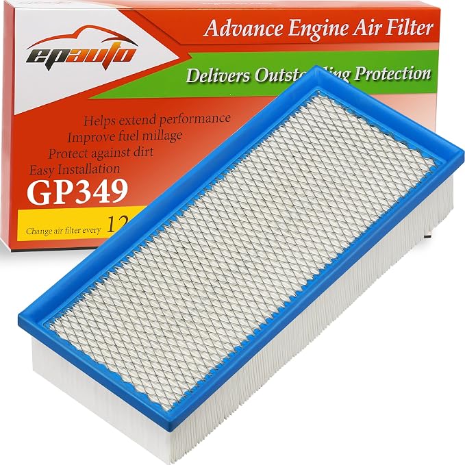EPAuto GP349 4 Cylinders Engine Air Filter Compatible by EPAuto
