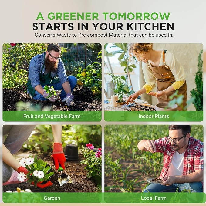 Nutrichef 3L Electric Kitchen Composter - Image 8