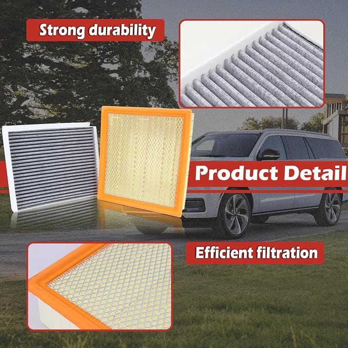 FA1883 Engine Air Filter and FP79 Cabin Air Filter kit Compatible - Image 6