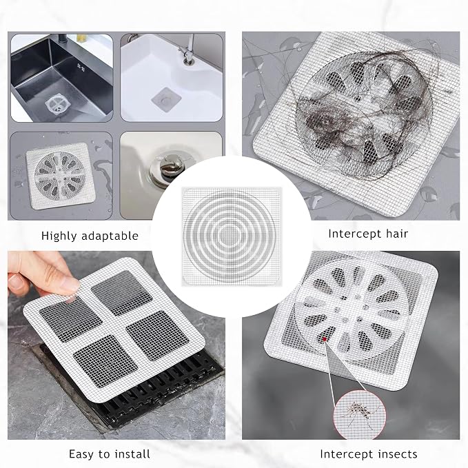 6 PCS Silicone Shower Drain Cover - Image 4