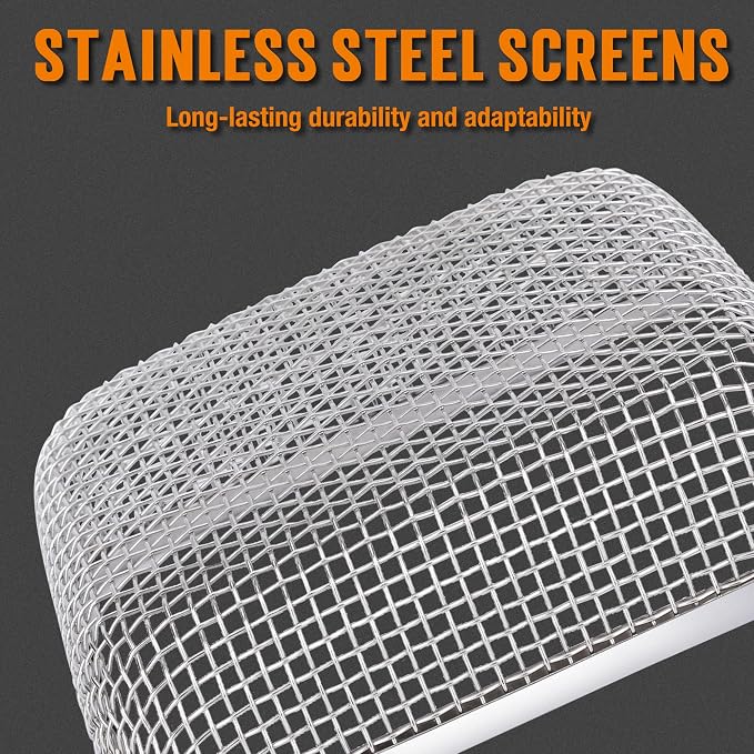 TONDA RV Furnace Vent Screen, Bug Screens Heater Vent Cover - Image 6