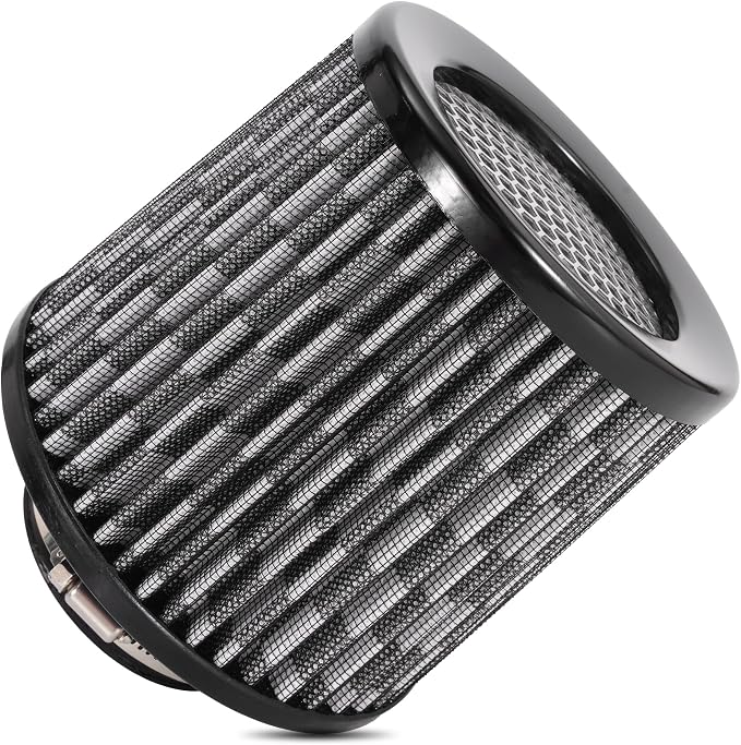 Cold Air Intake Filter High Performance Washable Filter Clamp-On Replacement by JIAYAN
