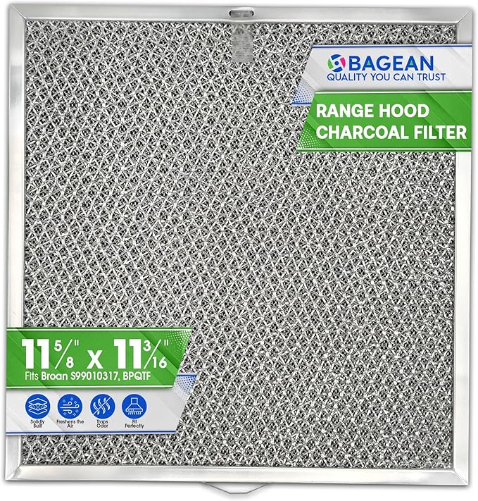 Stove Hood Vent Filter 11.6” x 11.2” BPQTF S99010317 Compatible by Bagean