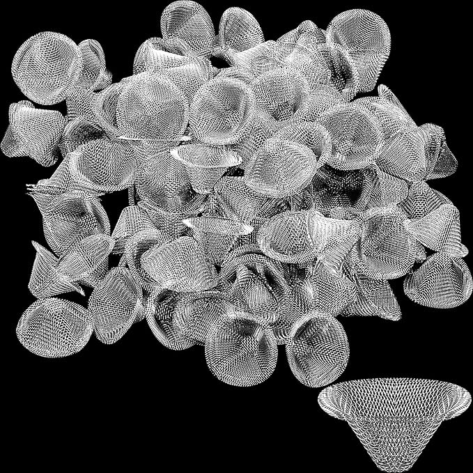 Funrous Stainless Steel Screens 3/4 Inch Conical Design Bowl Screen Filters by Funrous