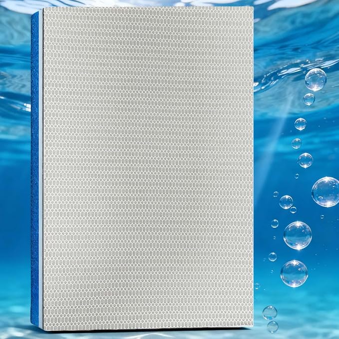 8-Layer Aquarium Filter Media Sponge Pad, Trim-to-Fit Foam Filter Floss by Unknown