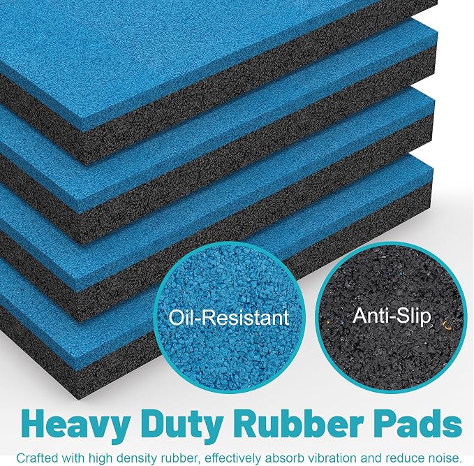 4 Pack Anti Vibration Pads, Heavy Duty Rubber Pads, Air Compressor, Washing - Image 4