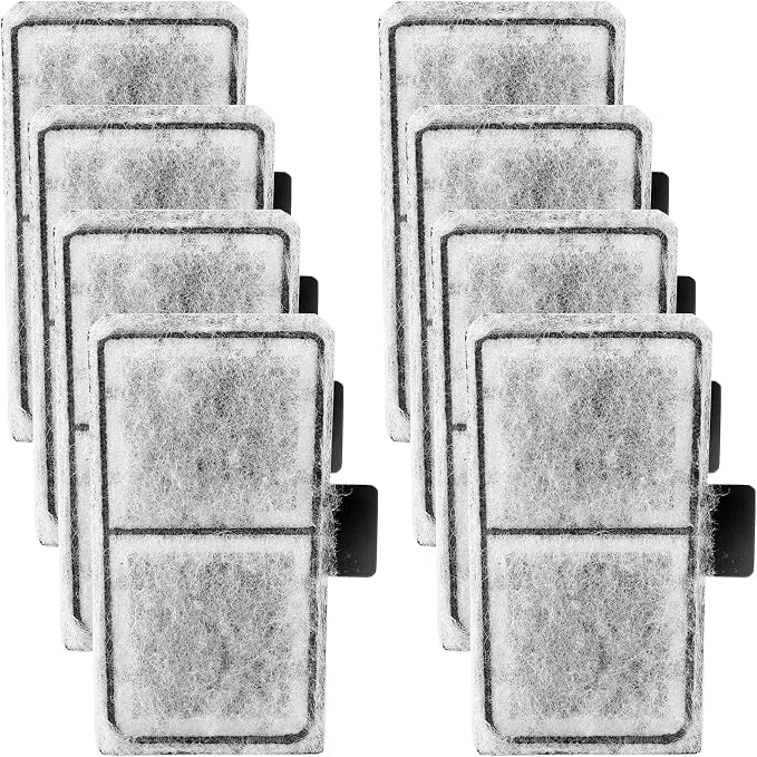 AQQA 8 Pack Aquarium Filter Cartridge Replacement Fish Tank Filter Cartridge by AQQA