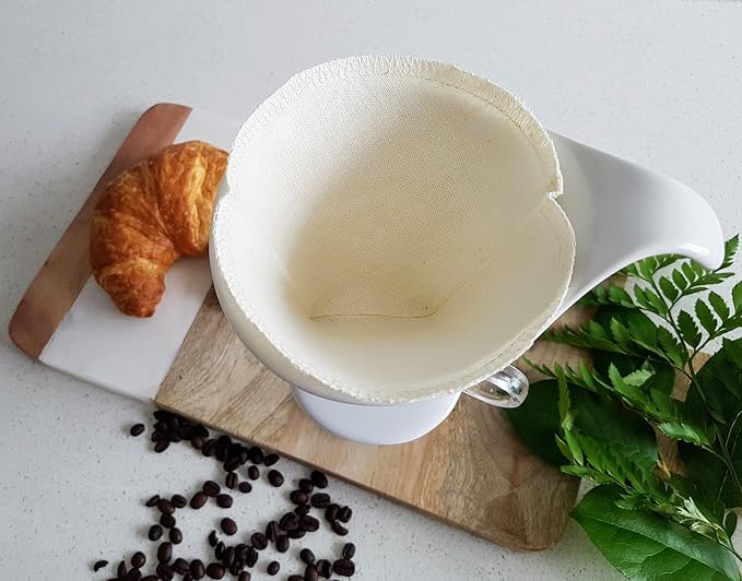 Cloth Reusable Cone Coffee Filter - Image 5