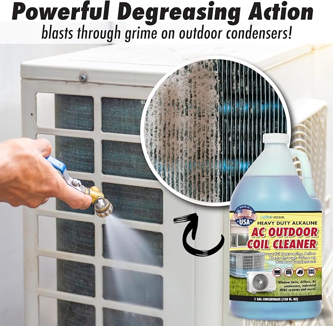 Natural's Freedom HVAC Outdoor Coil Cleaner Gallon - Image 9