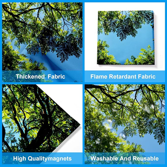 2 Pack Fluorescent Light Covers- 4 x 2 Feet Magnetic Ceiling Light Cover Room - Image 5