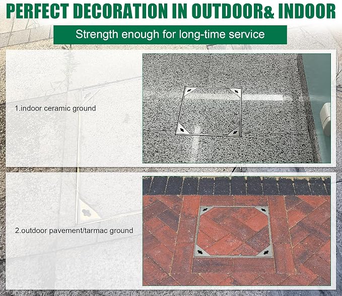 28x28x2.4 inch Invisible Stainless Steel Manhole Cover and Frame, Recessed - Image 9