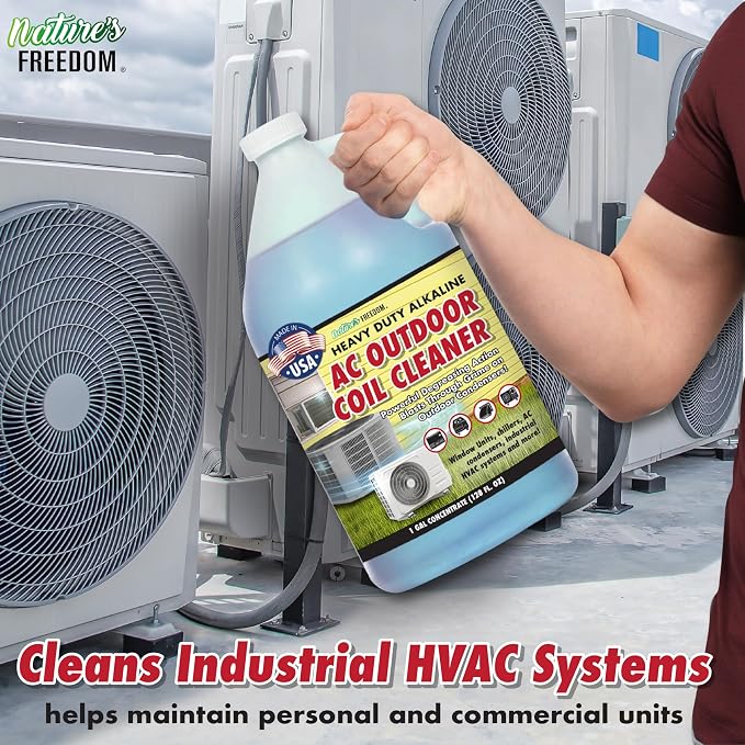 Nature's Freedom HVAC Coil Cleaner – Heavy Duty Alkaline Formula - Image 5