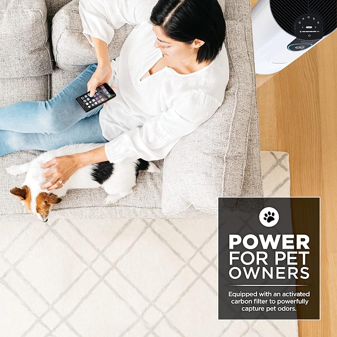Shark HP102PET Clean Sense Air Purifier + Extra Pet Filter Bundle - Image 3