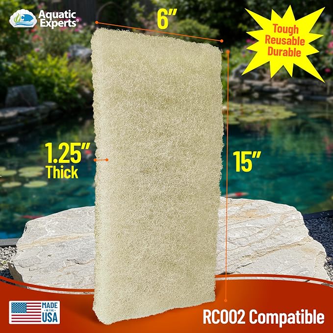 Aquatic Experts Beige COARSE Pond Filter Pad - Image 5
