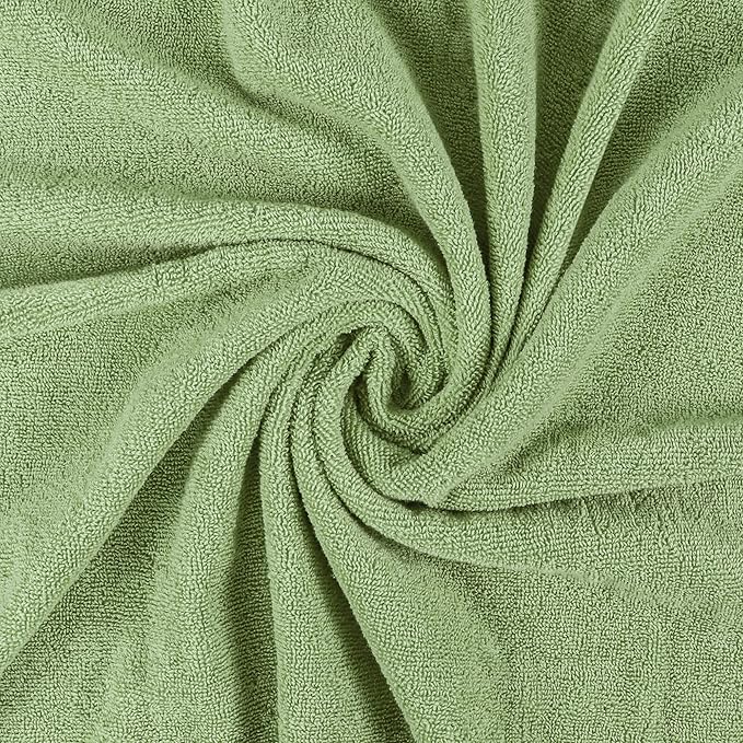 Utopia Towels Extra Large Bath Sheets 2 Pack, 35 by 70 Inches,100% Cotton Highly Absorbent & Quick Dry Bath Towel for Adults, Super Soft Towel, Green