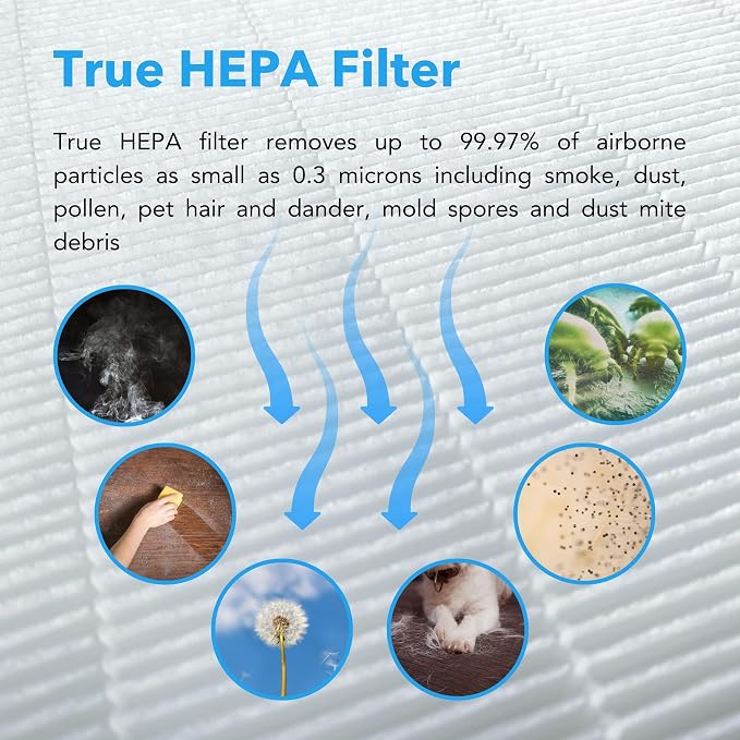 Hunter HP450UV Round Air Purifiers - Image 5