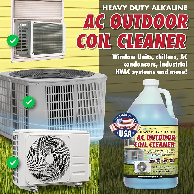 Nature's Freedom HVAC Coil Cleaner – Heavy Duty Alkaline Formula - Image 3