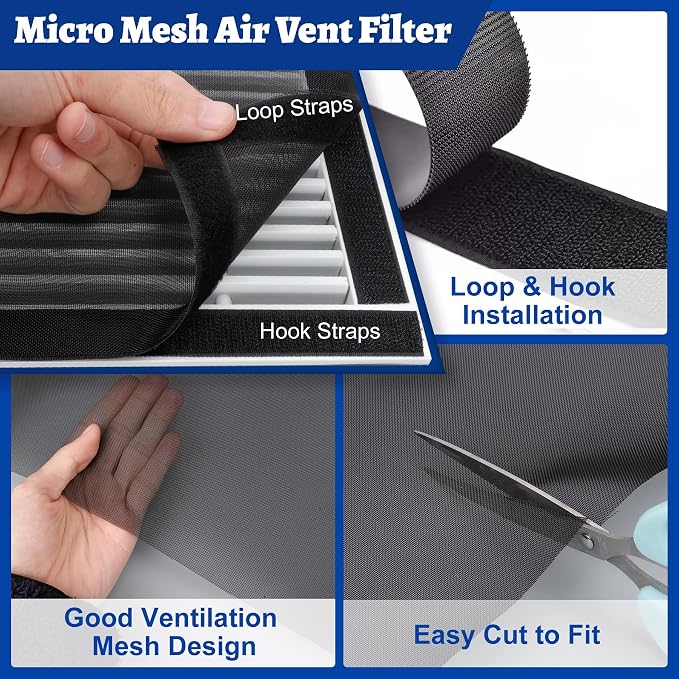 Air Vent Filter Kit, Easy Air Flow, Air Vent Filters - Image 5