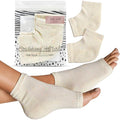 Kitsch Moisturizing Socks for Cracked Heel Treatment – Reusable Spa Socks for Women & Men with Insulated Gel Lining - Overnight Heel Socks for Dry Cracked Feet, Hydrating, Open-Toe Design - 1 Pair