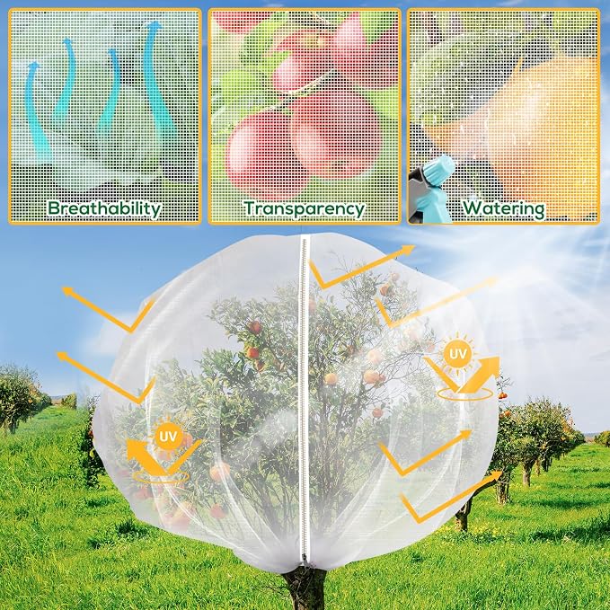5.9 x 5.9 ft Fruit Tree Netting Cover - Image 5