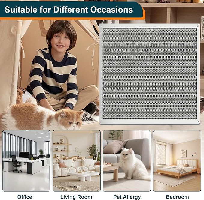 16x25x1 Reusable Air Filter, MERV 8, Permanent Electrostatic Air Filter - Image 7