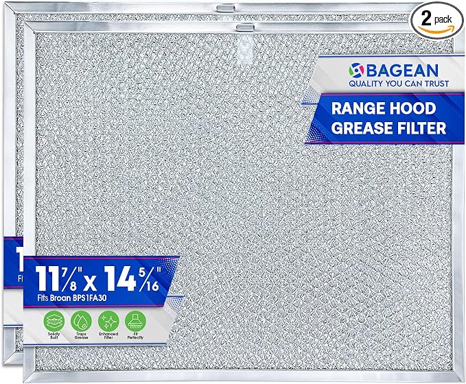 Bagean Stove Hood Vent Filter 11.8" x 14.3" BPS1FA30 by Bagean