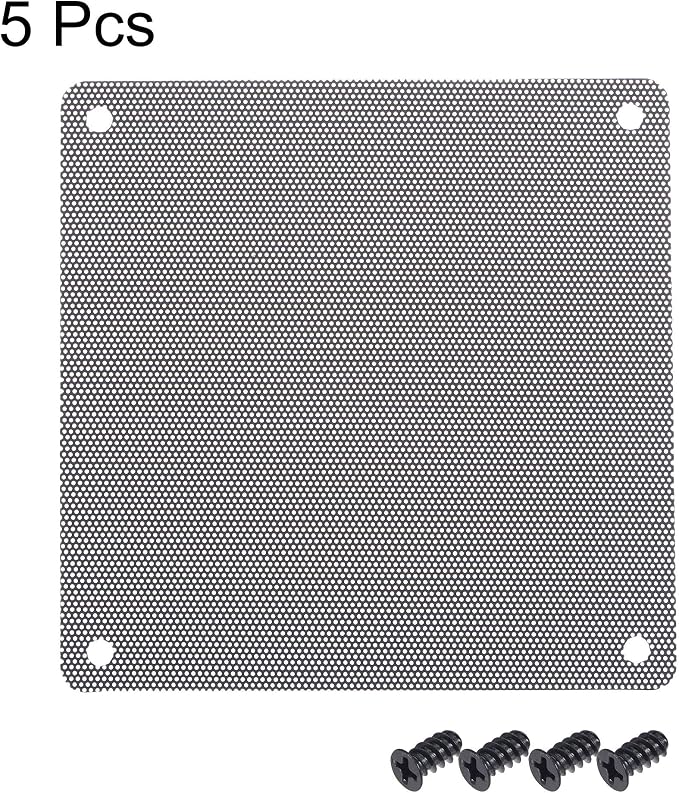 uxcell PC Dust Fan Screen with Screws - Image 2