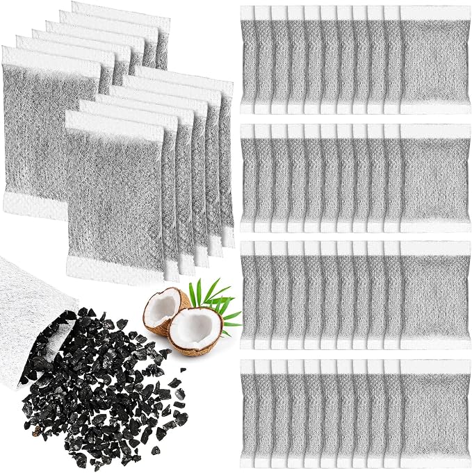 Lounsweer 100 Pcs Activated Charcoal Water Filter Coconut Shell Distiller by Lounsweer