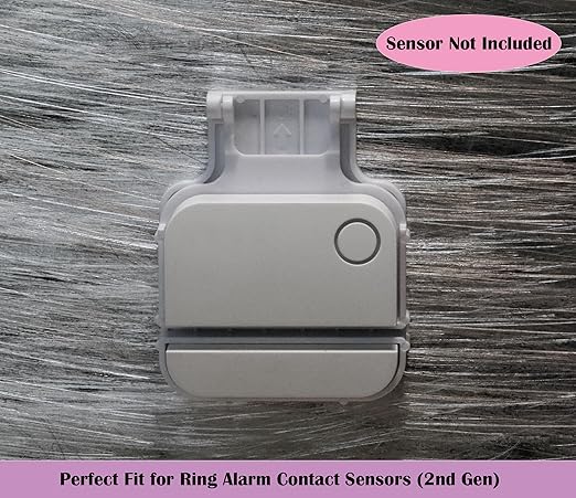Garage Door Bracket Compatible with R-ing Alarm Contact Sensors (2nd Gen) – Perfect Fit, Reliable Hold, Quick Setup (2 Pack)