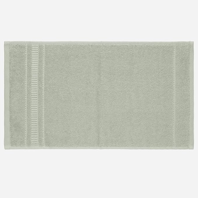 Melissa Linen, Fingertip Towels 4 Pack, 100% Turkish Cotton, Small Hand Towels for Body and Face, 12 x 18 in, Soft and Absorbent, Quick Dry, (Mint Green Fingertip Hand Towels)