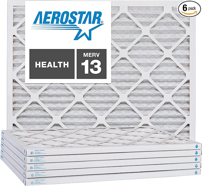 Aerostar 21.5x23.3125x1 MERV 13-6 Count by AirFiltersDelivered