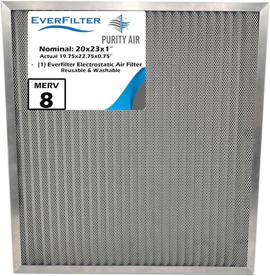 20x23x1 Electro-static Air Filter AC Furnace Filter, Reusable & Washable by PurityAir