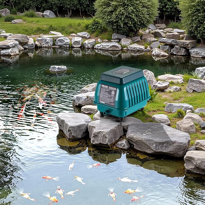 VEVOR Linear Air Pump 1110 GPH | Pond Aerator & Septic Tank Pump - Image 8