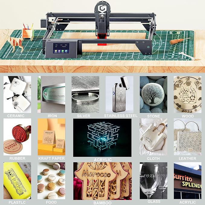 Longer Ray5 Laser Engraver, 10W Laser Cutter, 0.06 * 0.06 mm Precision Laser - Image 8