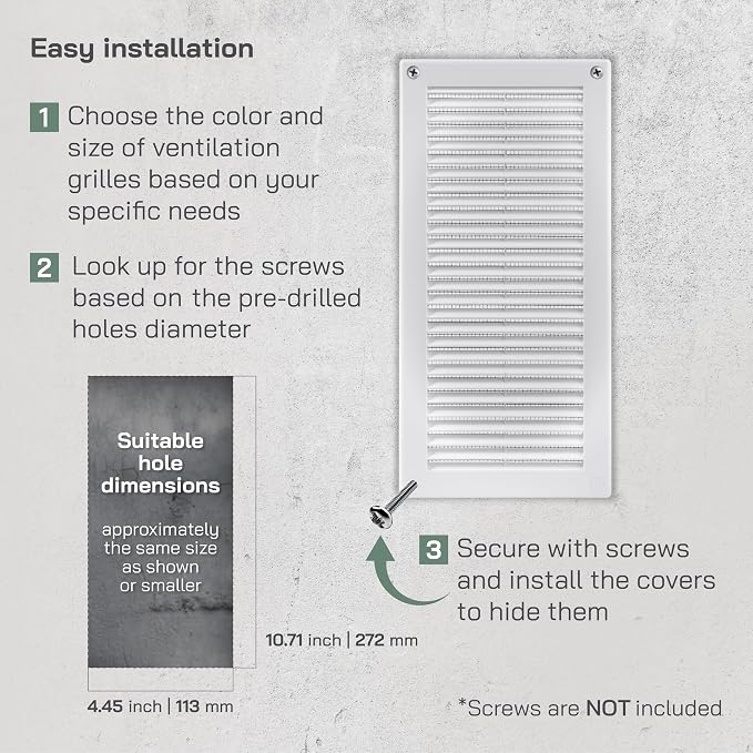 Vent Systems 4" x 11" Inch - Image 4