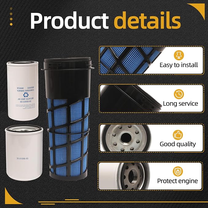 1 Set Filter Maintenance Service Kit including 30-00471-20 & 30-01090-05 & - Image 2