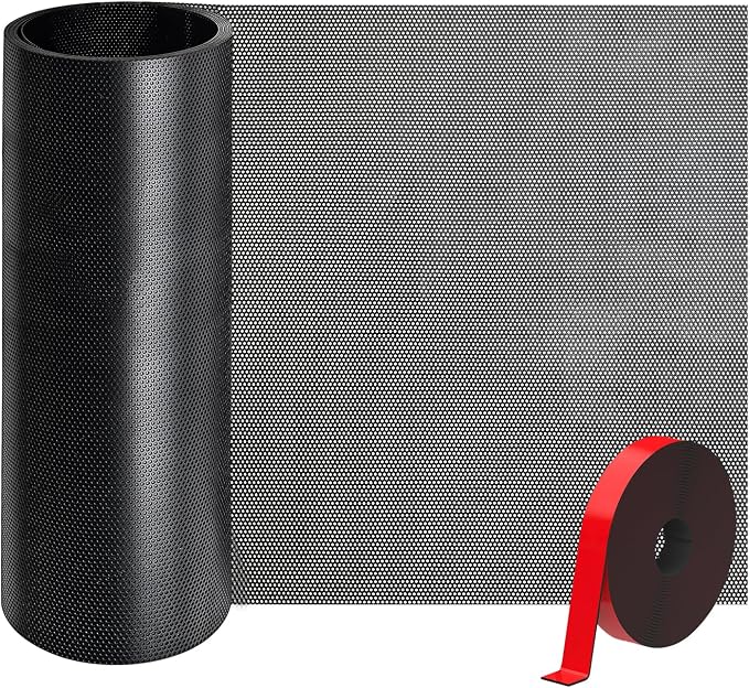 78x12 inch Customizable DIY Floor Vent Covers, Magnetic PVC Vent Mesh by Nanningo