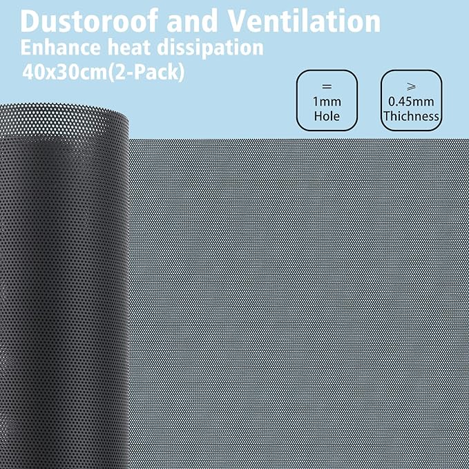 400x300mm DIY PC Case Dust Mesh Filter, PVC Dustproof Mesh Filter Cover - Image 2