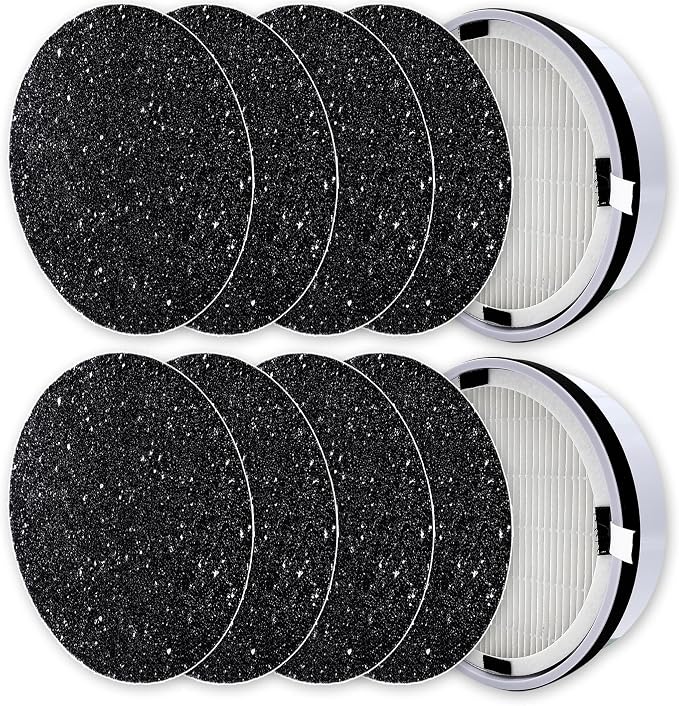 2+8 Replacement Filter Set for Hunter HP125 AirX Purifier by OKKFILTERS
