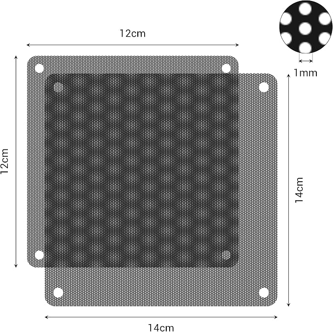 120mm Fan Dust Filter PC - Image 2
