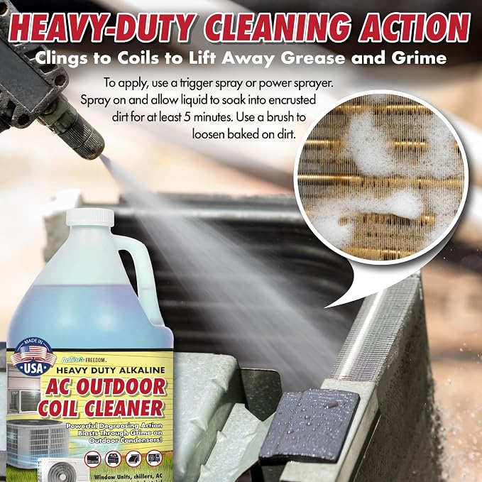 Nature's Freedom HVAC Coil Cleaner – Heavy Duty Alkaline Formula - Image 4