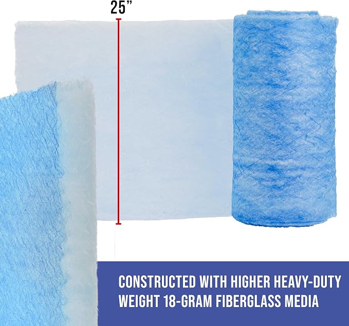 Master Airbrush Elite Paint Spray Booth Exhaust Filter Roll 25" x 100' - Image 3