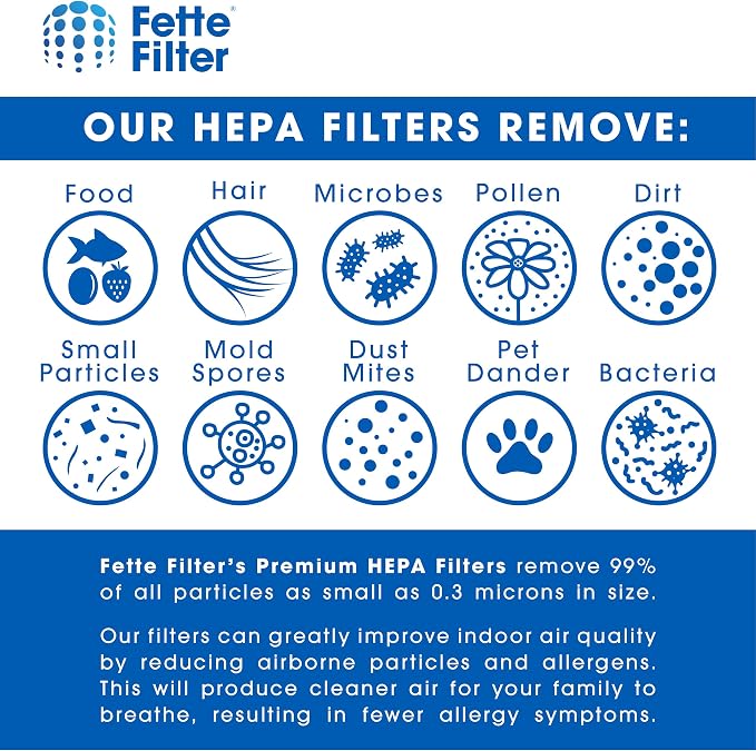 4 Pack of AP-DT10FL True Hepa Replacement Filter Compatible - Image 6