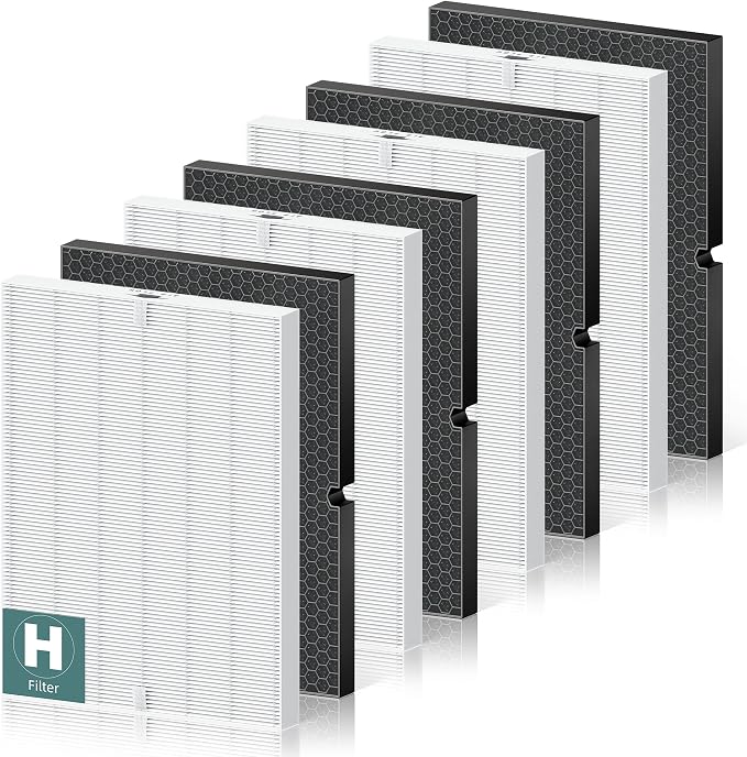 116130 Replacement Filter H for Winix 5500-2 AM80 Plasmawave Air Purifier by PETOX