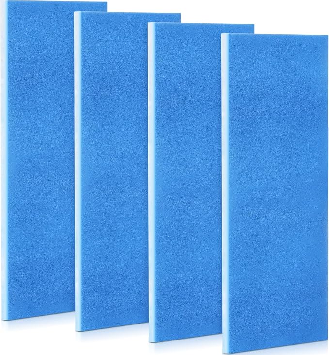 Hahafelt 4 Pcs 10.5 x 21.75 Inches Replacement Filter Pads Compatible by Hahafelt