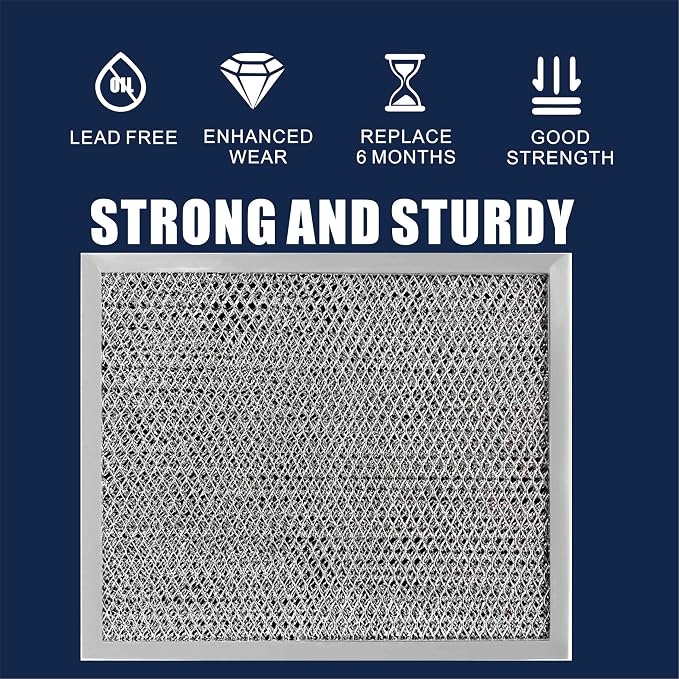 97007696 41F UPGRADED Range Hood filter 10.5 x 8.75 - Image 4