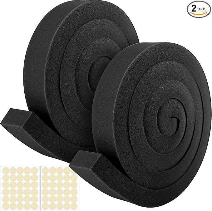 Tlswshsy 2 in x 6.5 ft Air Conditioner Foam Tape-2Pcs Non-Adhesive Foam Seal by Tlswshsy